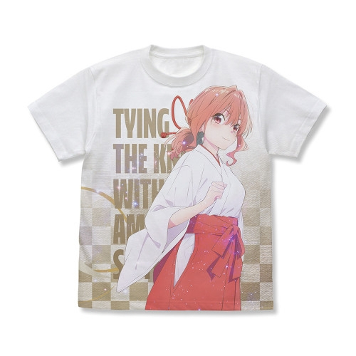 TVアニメ「甘神さんちの縁結び」 甘神夕奈 フルグラフィックTシャツ/WHITE-XL - AniSmile