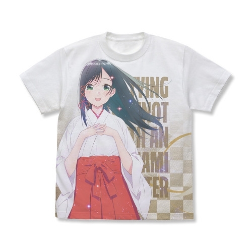 TVアニメ「甘神さんちの縁結び」 甘神夜重 フルグラフィックTシャツ/WHITE-S - AniSmile