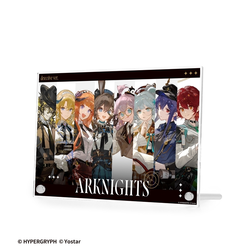 409SKU アークナイツ 集合 探偵ver. A5アクリルパネル 图片 3 | AniSmile