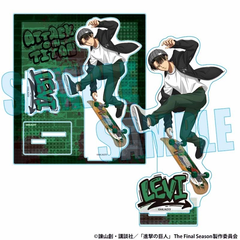 アクリルスタンド 進撃の巨人/リヴァイ スケーターver. - 公式商品画像 | AniSmile
