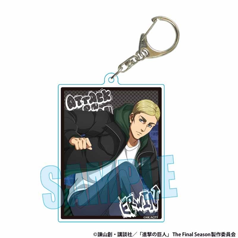 ちょいデカアクリルキーホルダー 進撃の巨人/エルヴィン・スミス スケーターver. - 公式商品画像 | AniSmile
