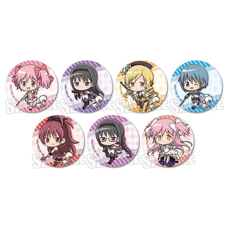 トレーディング缶バッジ 魔法少女まどか☆マギカ/てくトコ Image 3 | AniSmile