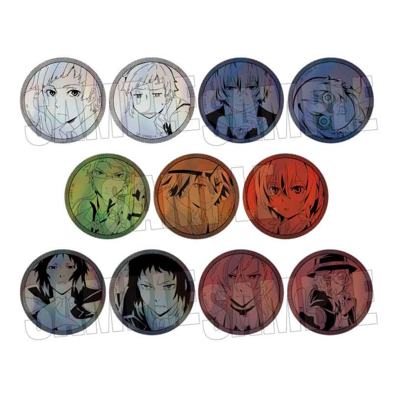 トレーディングホログラム缶バッジ 文豪ストレイドッグス/第1シーズン 画像 3 | AniSmile
