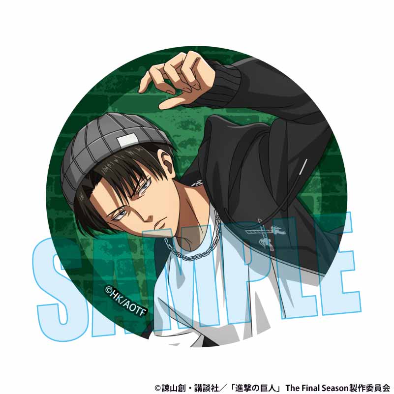 トレーディング缶バッジ 進撃の巨人/スケーターver. Image 5 | AniSmile