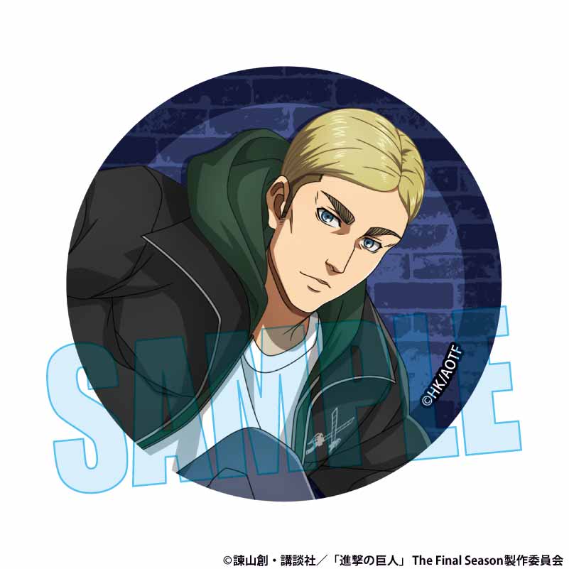 トレーディング缶バッジ 進撃の巨人/スケーターver. Image 6 | AniSmile