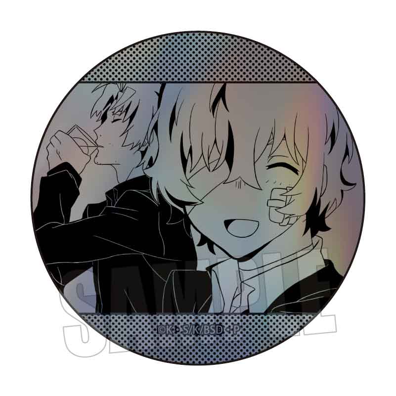 トレーディングホログラム缶バッジ 文豪ストレイドッグス/黒の時代 画像 3 | AniSmile