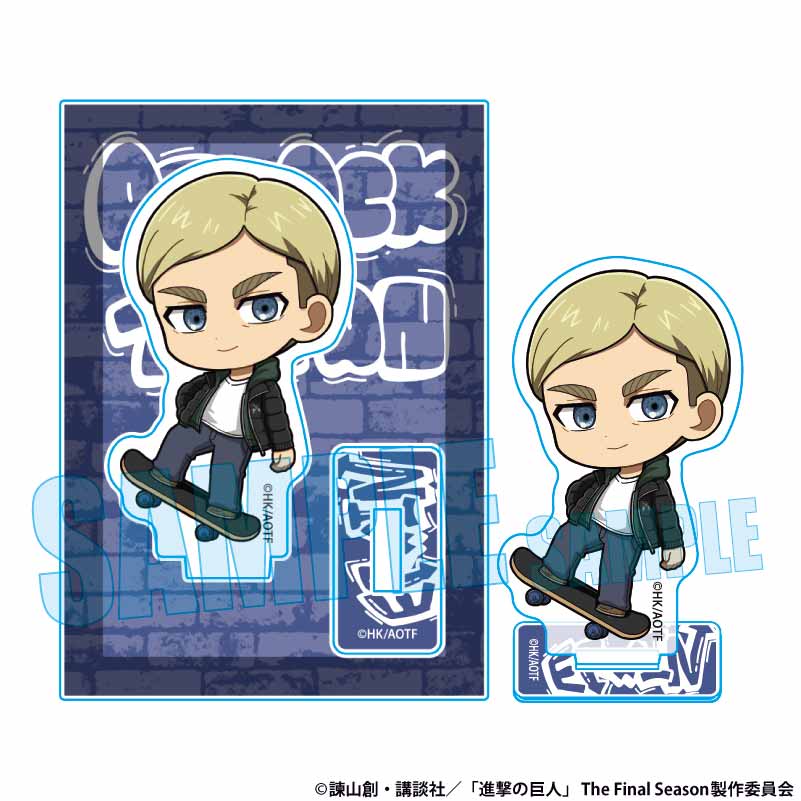 ミニスタンド 進撃の巨人/エルヴィン・スミス スケーターver. Image 2 | AniSmile