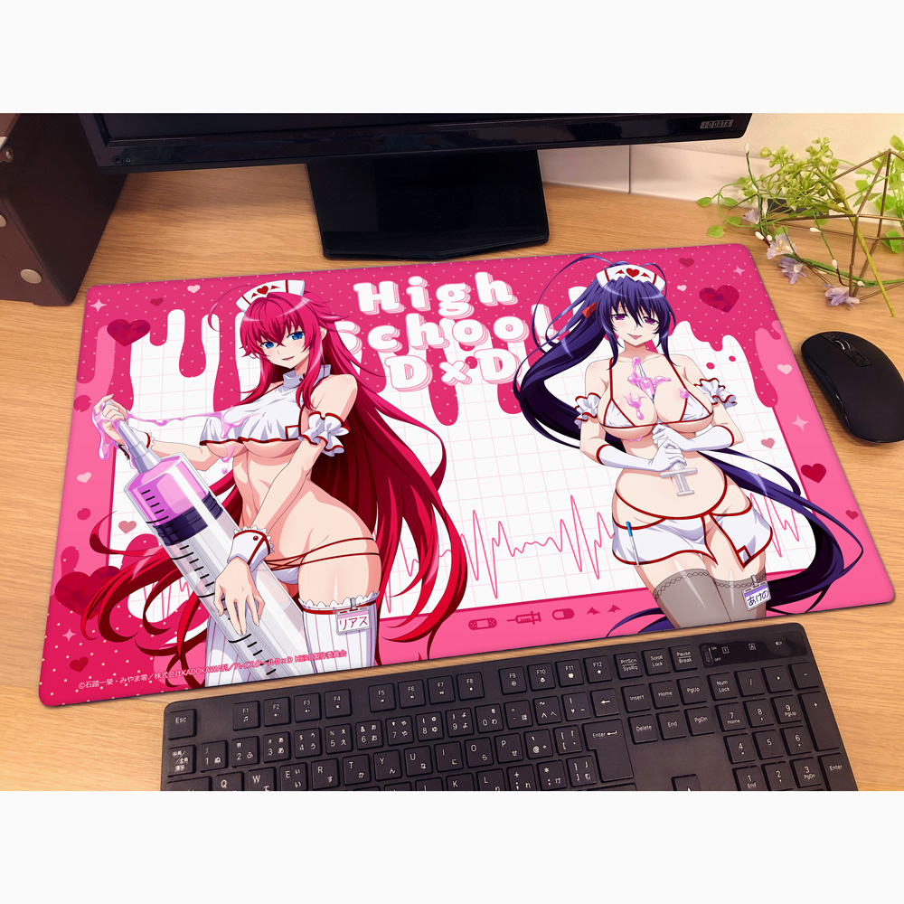 [ハイスクールD×D HERO]描き下ろしラバーマット(リアス・グレモリー&姫島朱乃/白ナース) Image 4 | AniSmile