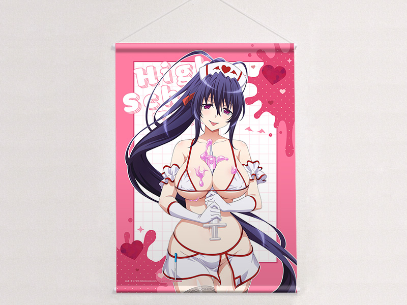 [ハイスクールD×D HERO]描き下ろしB2タペストリー(姫島朱乃/白ナース)Wスエード 图片 4 | AniSmile