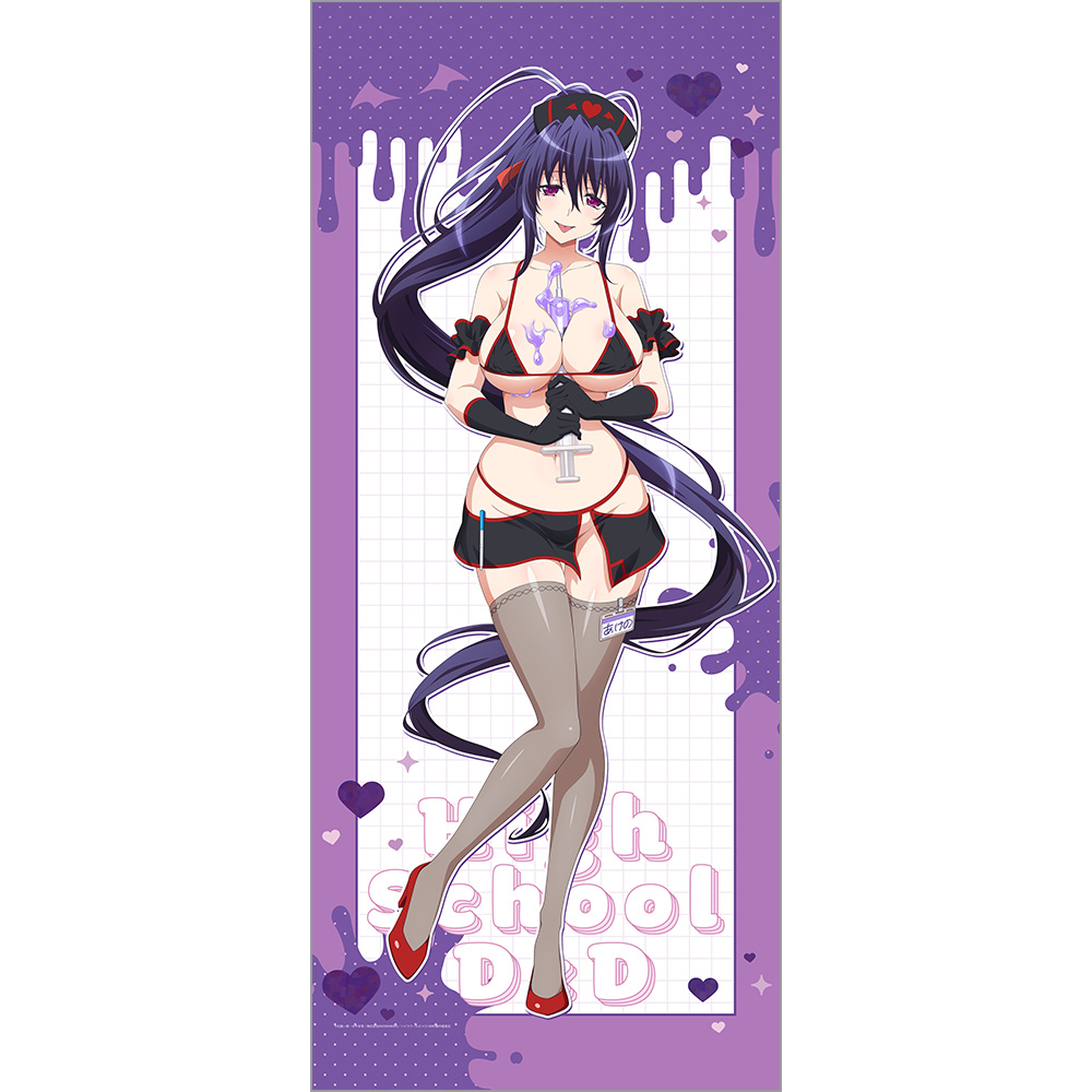 [ハイスクールD×D HERO]描き下ろし特大タペストリー(姫島朱乃/黒ナース) 图片 3 | AniSmile