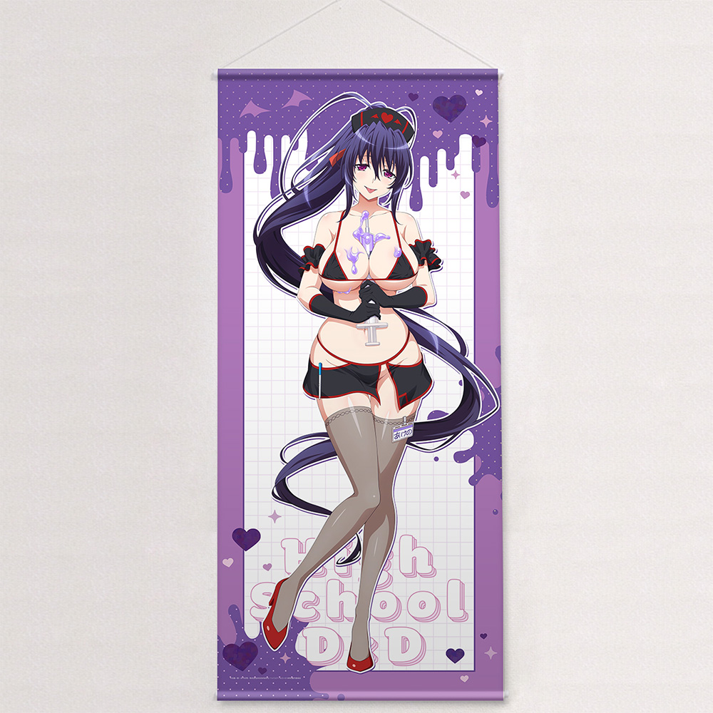 [ハイスクールD×D HERO]描き下ろし特大タペストリー(姫島朱乃/黒ナース) 图片 4 | AniSmile