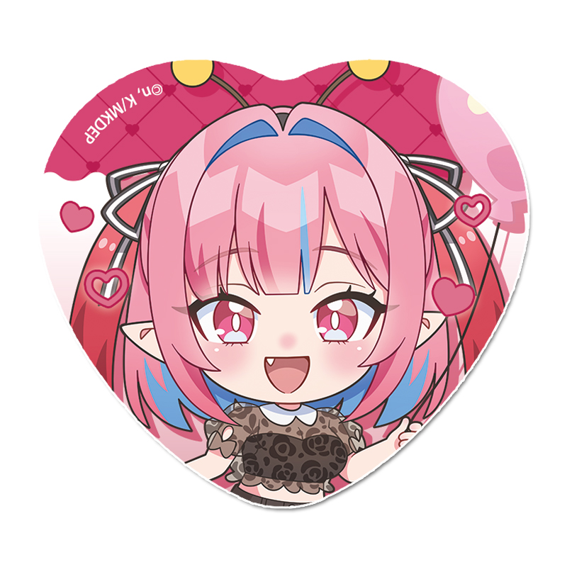 カナン様はあくまでチョロい ぷちちょこ ハート型缶バッジ【高潔カナン】デートver. Image 2 | AniSmile