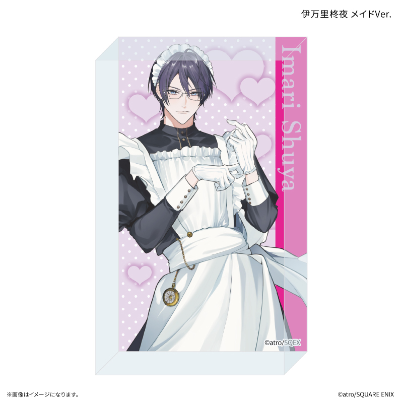 「校内恋愛したらクビ」 アクリルブロック 伊万里柊夜 メイドVer. Image 2 | AniSmile