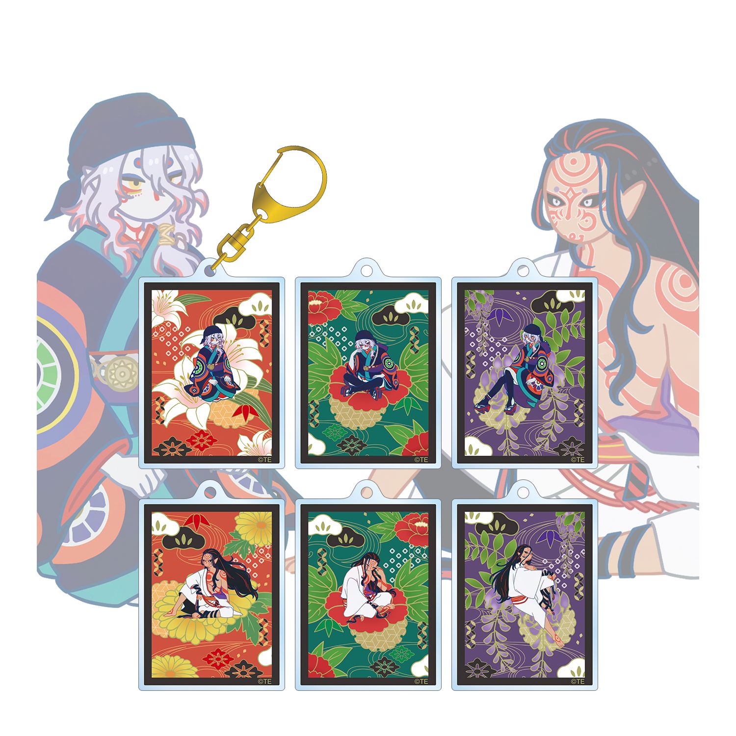『劇場版モノノ怪』 トレーディング Botania アクリルキーホルダー(単位/単品) 图片 3 | AniSmile