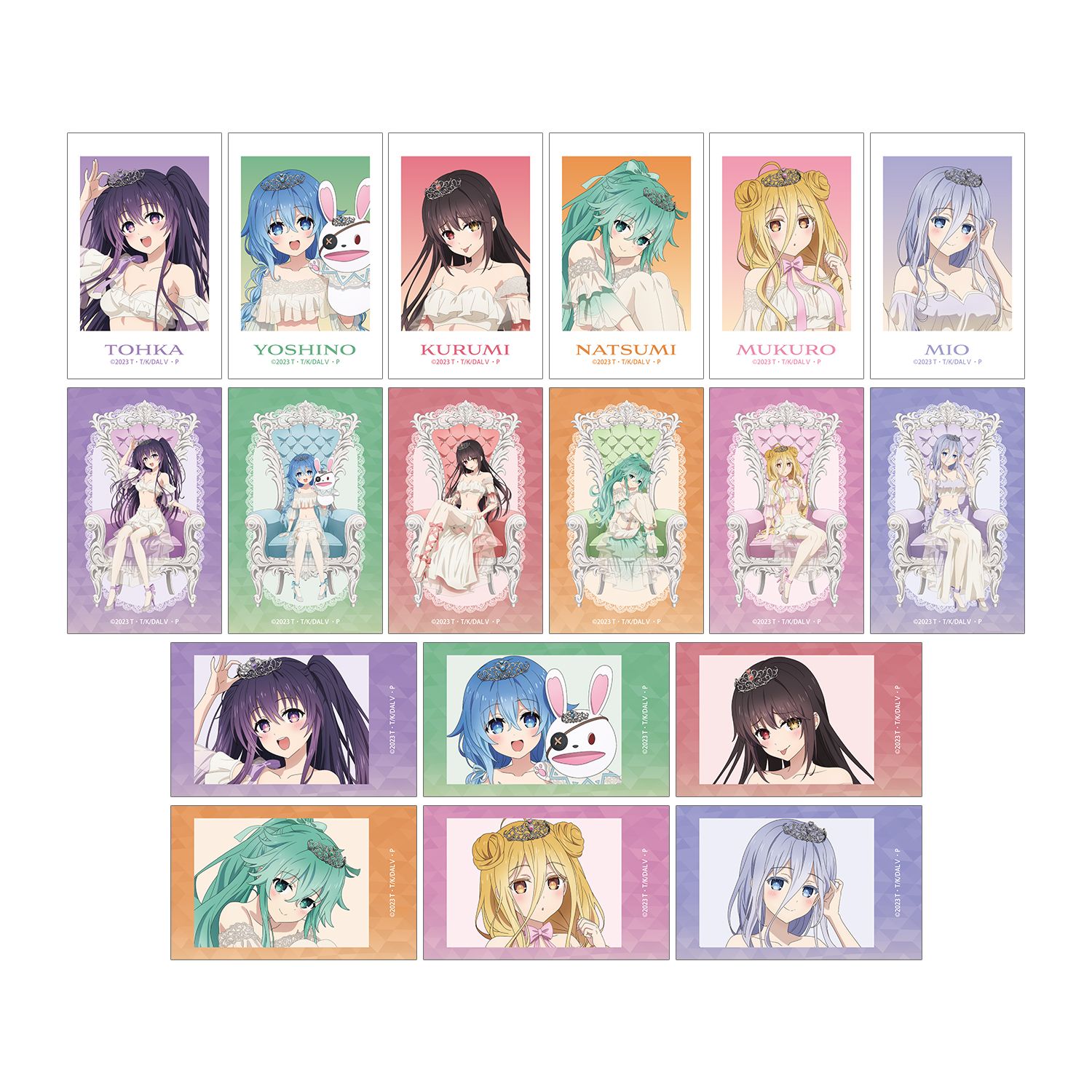 アニメ「デート・ア・ライブV」 描き下ろし プリンセス玉座ver. トレーディングイラストカード(単位/単品) Image 3 | AniSmile