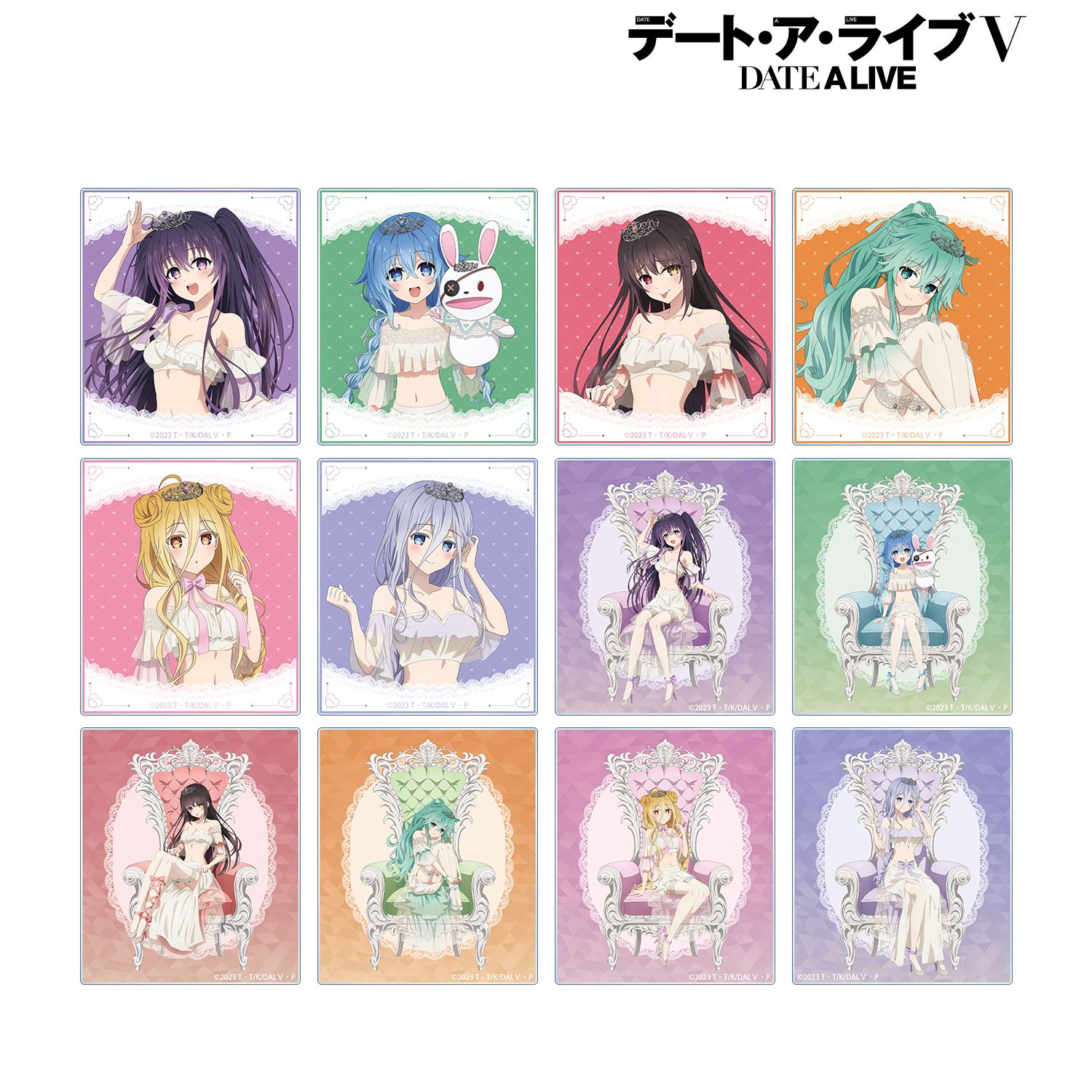 アニメ「デート・ア・ライブV」 描き下ろし プリンセス玉座ver. トレーディングアクリルカード(単位/単品) 图片 4 | AniSmile