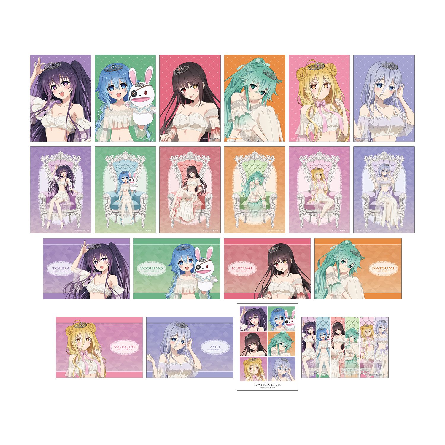 アニメ「デート・ア・ライブV」 描き下ろし プリンセス玉座ver. トレーディングブロマイド(単位/単品) 图片 4 | AniSmile