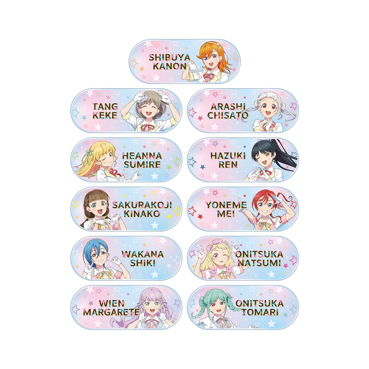 ラブライブ!スーパースター!! 描き下ろし MIRACLE NEW STORY ver. トレーディングアクリルネームプレート(単位/単品) 图片 4 | AniSmile