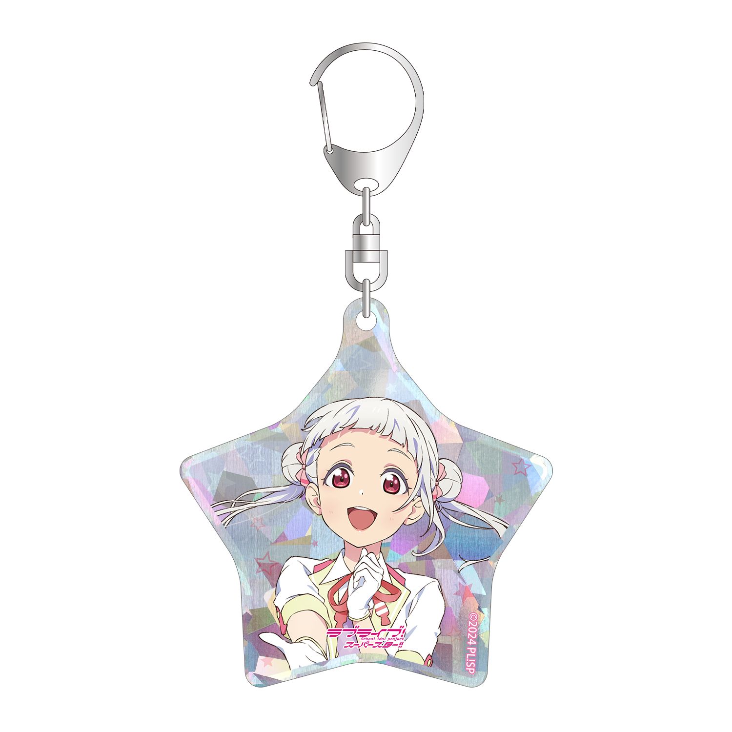 ラブライブ!スーパースター!! 描き下ろし 嵐 千砂都 MIRACLE NEW STORY ver. ホログラムアクリルキーホルダー Image 3 | AniSmile