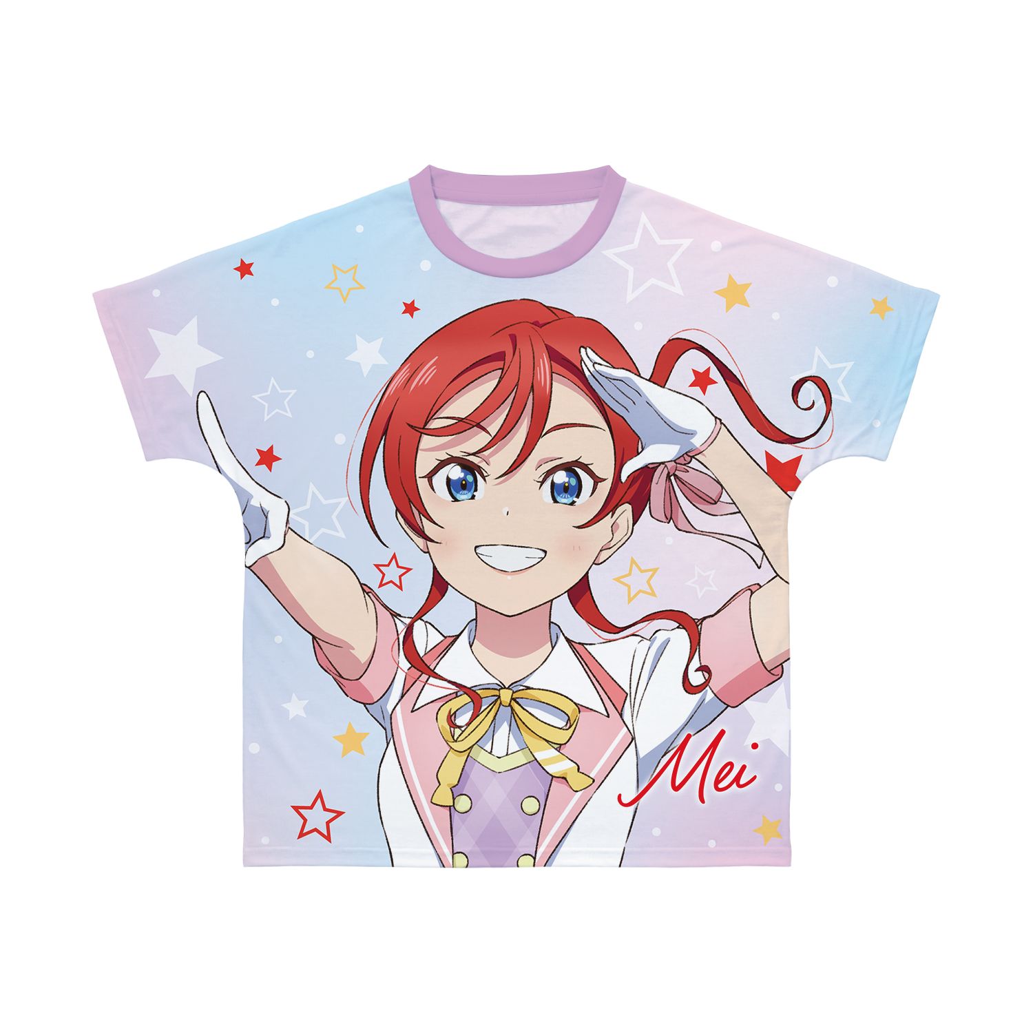 ラブライブ!スーパースター!! 描き下ろし 米女メイ MIRACLE NEW STORY ver. フルグラフィックTシャツユニセックス(サイズ/S) 图片 4 | AniSmile