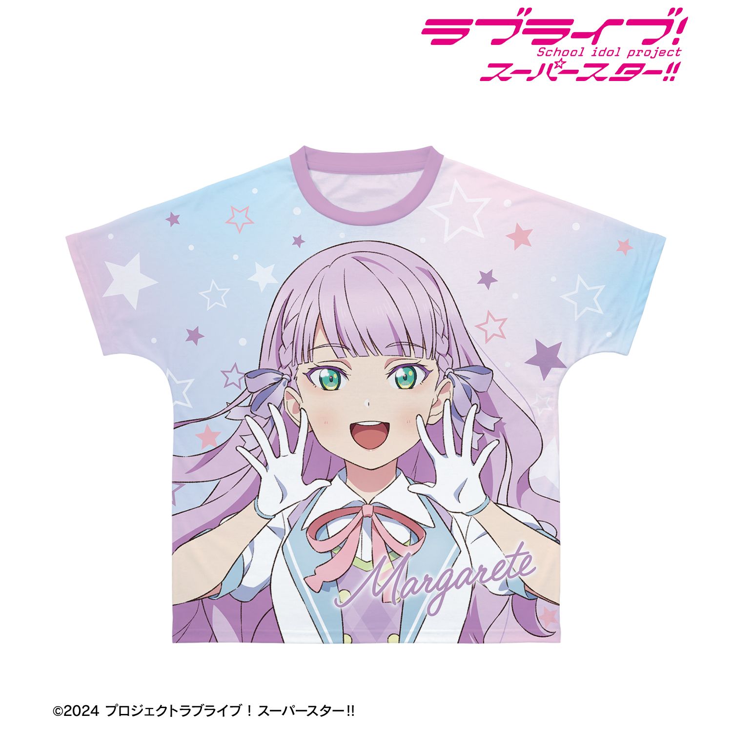 ラブライブ!スーパースター!! 描き下ろし ウィーン・マルガレーテ MIRACLE NEW STORY ver. フルグラフィックTシャツユニセックス(サイズ/XXXL) Image 6 | AniSmile