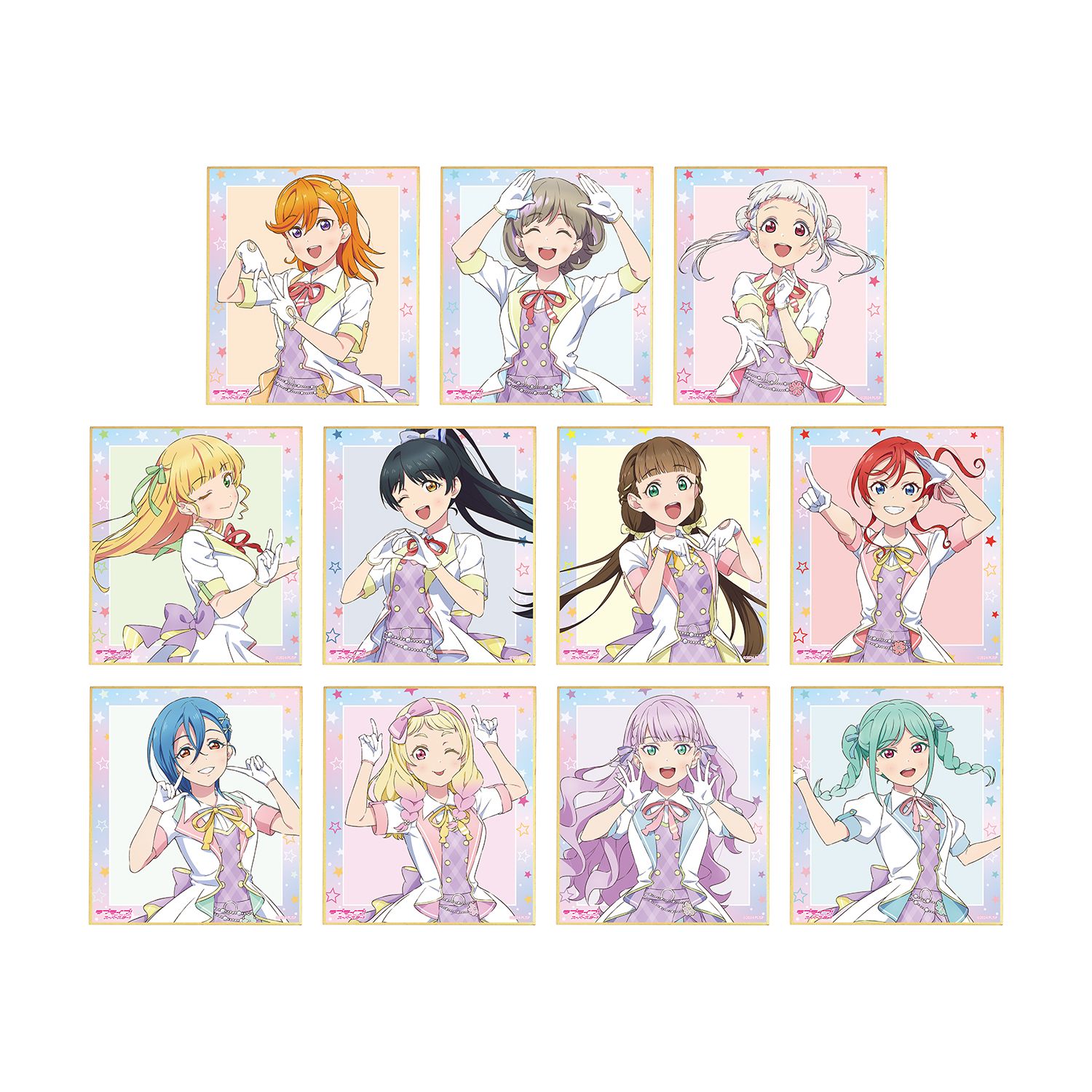 ラブライブ!スーパースター!! 描き下ろし MIRACLE NEW STORY ver. トレーディングミニ色紙(単位/単品) Image 3 | AniSmile