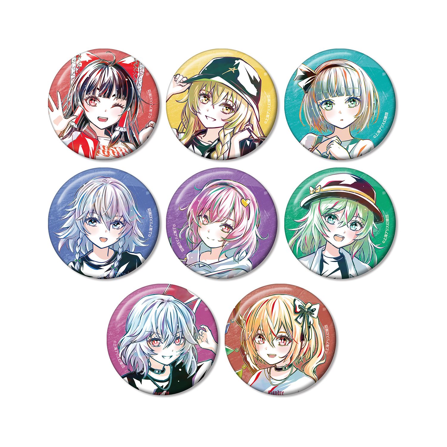 東方Project 松本能人イラスト 現代風ファッションver. トレーディング Ani-Art 缶バッジ(単位/単品) 画像 3 | AniSmile
