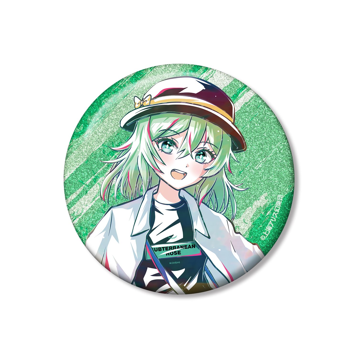 東方Project 松本能人イラスト 古明地こいし 現代風ファッションver. Ani-Art 75mmグリッター缶バッジ 图片 5 | AniSmile