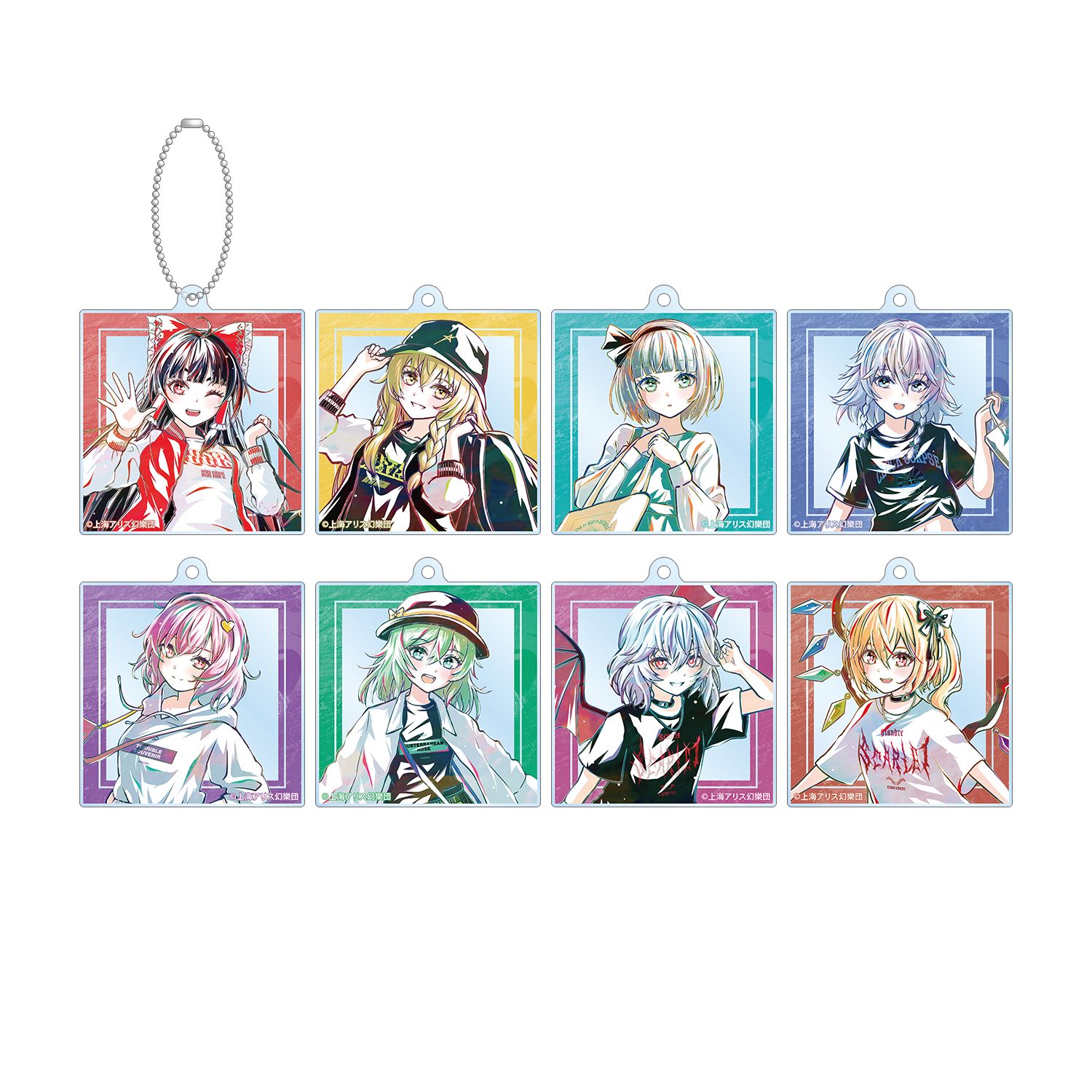 東方Project 松本能人イラスト 現代風ファッションver. トレーディング Ani-Art アクリルキーホルダー(単位/単品) 画像 4 | AniSmile