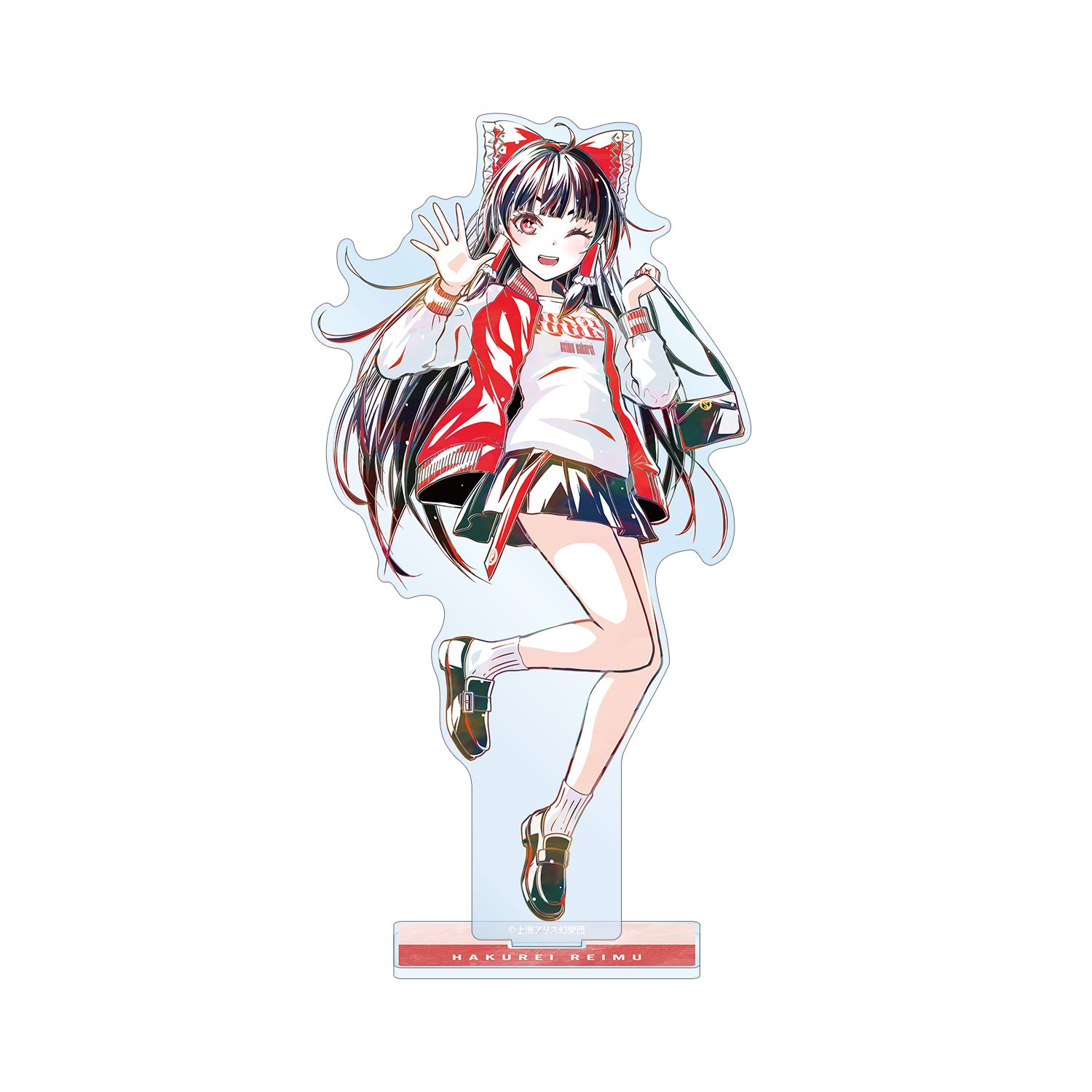 東方Project 松本能人イラスト 博麗霊夢 現代風ファッションver. Ani-Art BIGアクリルスタンド 图片 5 | AniSmile