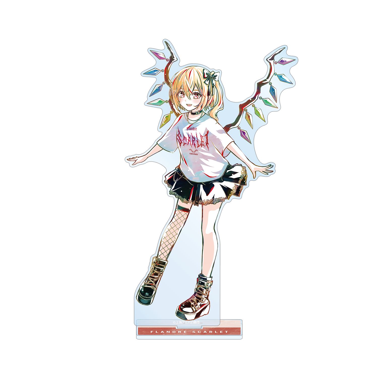 東方Project 松本能人イラスト フランドール・スカーレット 現代風ファッションver. Ani-Art BIGアクリルスタンド Image 5 | AniSmile
