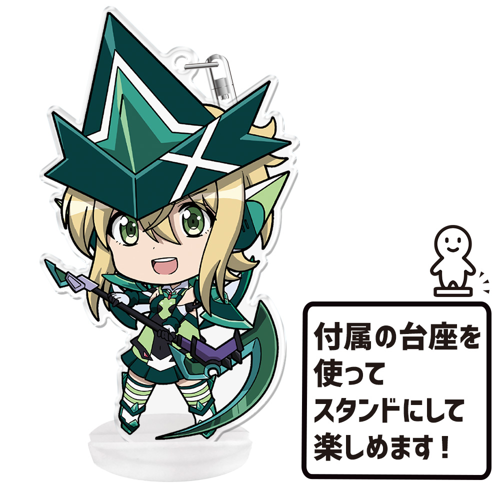 戦姫絶唱シンフォギアXV ぷにこれ!キーホルダー(スタンド付) 暁 切歌 - AniSmile