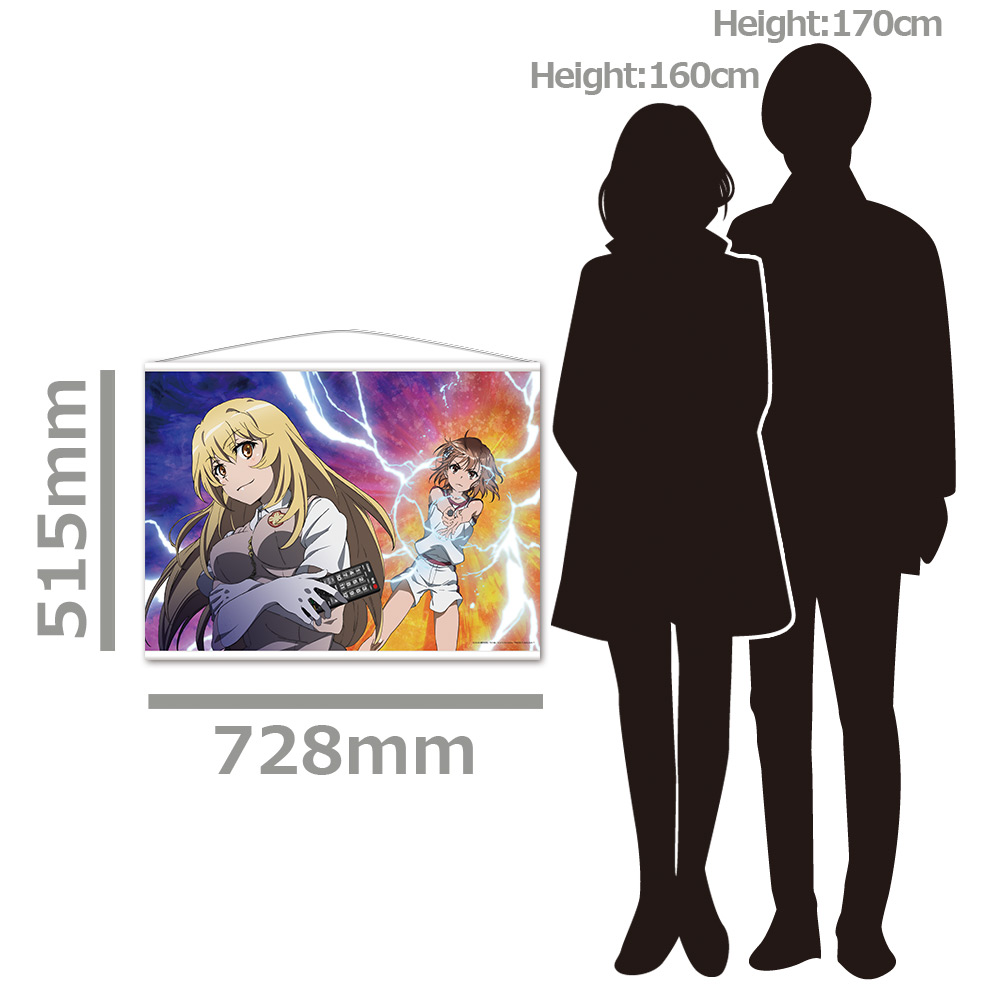 とある科学の超電磁砲T B2タペストリーA[御坂美琴&食蜂操祈] 图片 2 | AniSmile