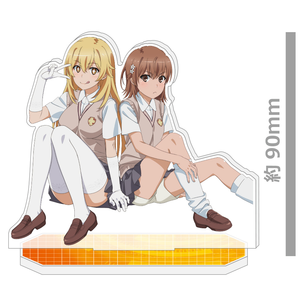 とある科学の超電磁砲T アクリルキャラスタンド[御坂美琴&食蜂操祈] 图片 3 | AniSmile