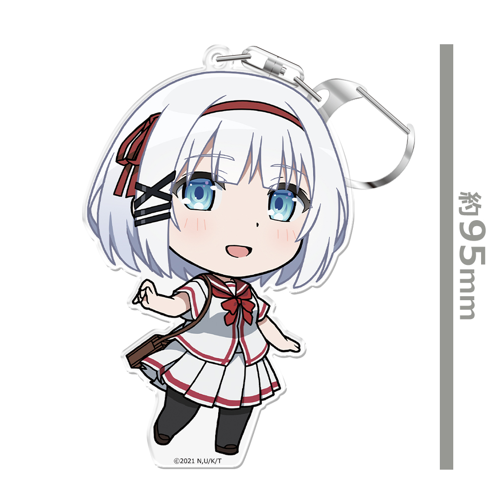 探偵はもう、死んでいる。 ぷにこれ!キーホルダー(スタンド付) シエスタ 制服ver. 画像 2 | AniSmile