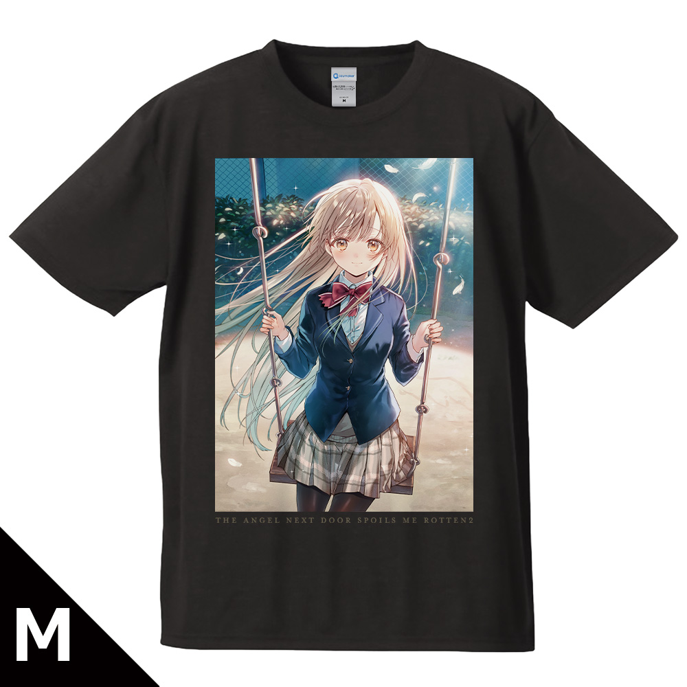 お隣の天使様にいつの間にか駄目人間にされていた件2 Tシャツ 椎名真昼 2期ビジュアル(1)ver. サイズ - AniSmile