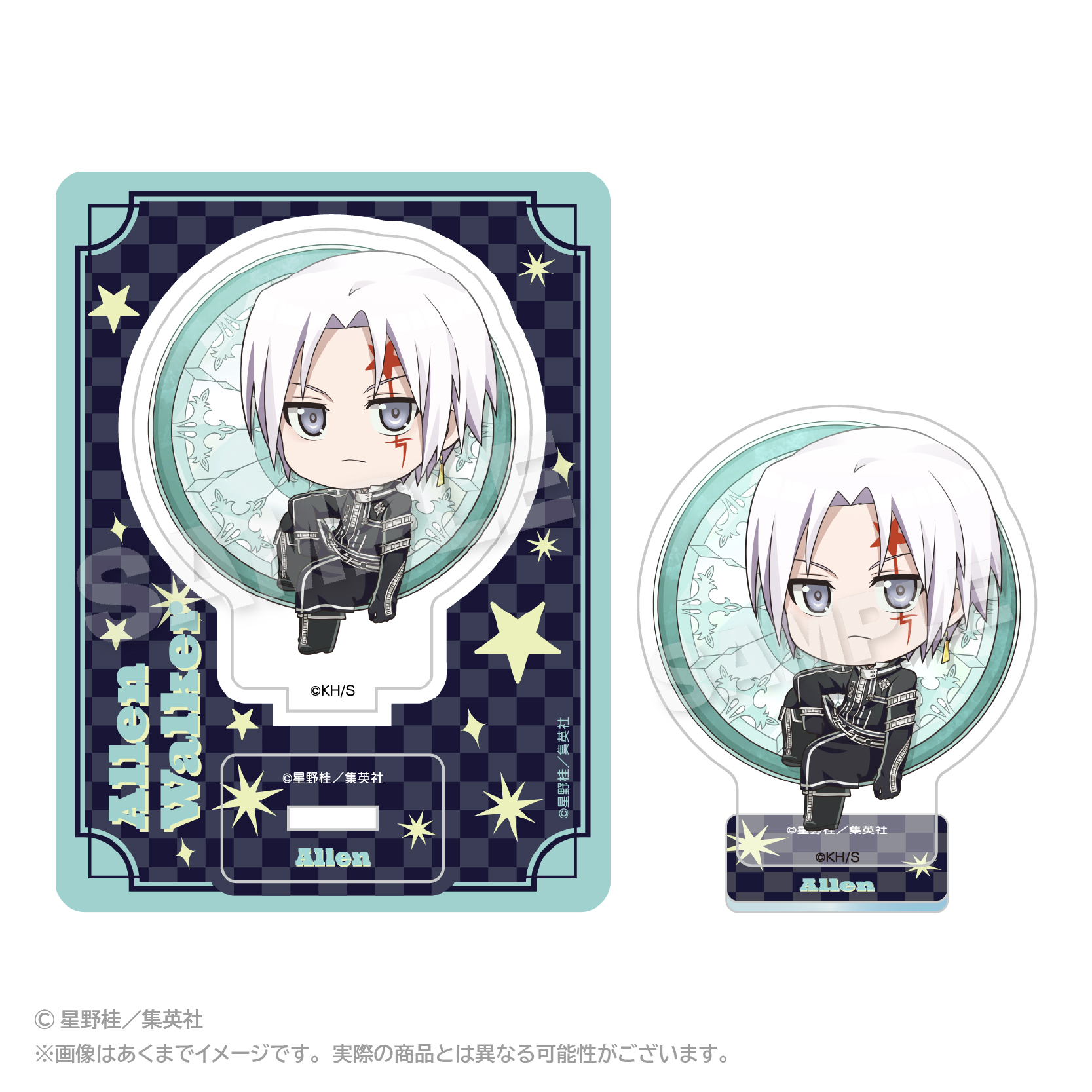 D.Gray-man ミニキャラアクリルマスコット まるまどver. アレン・ウォーカー B - AniSmile