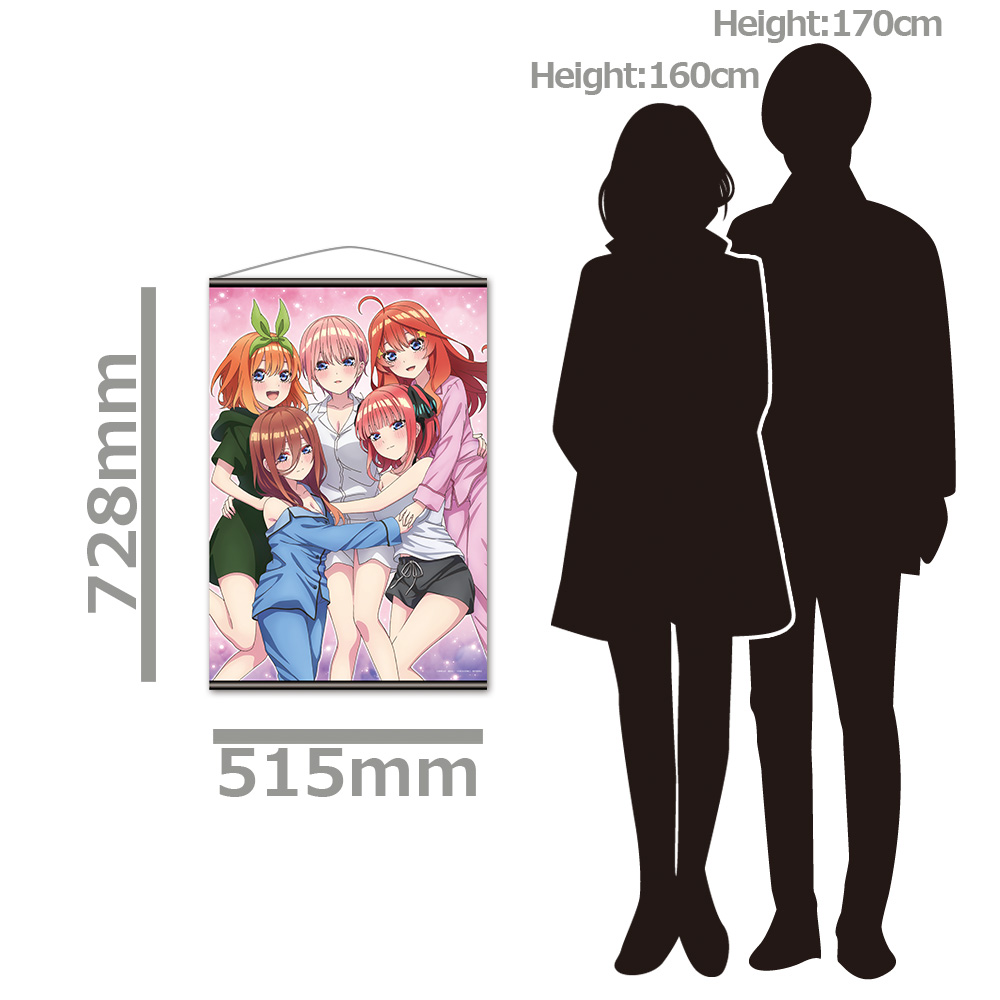 五等分の花嫁∬ B2タペストリーO[中野五姉妹] 图片 3 | AniSmile