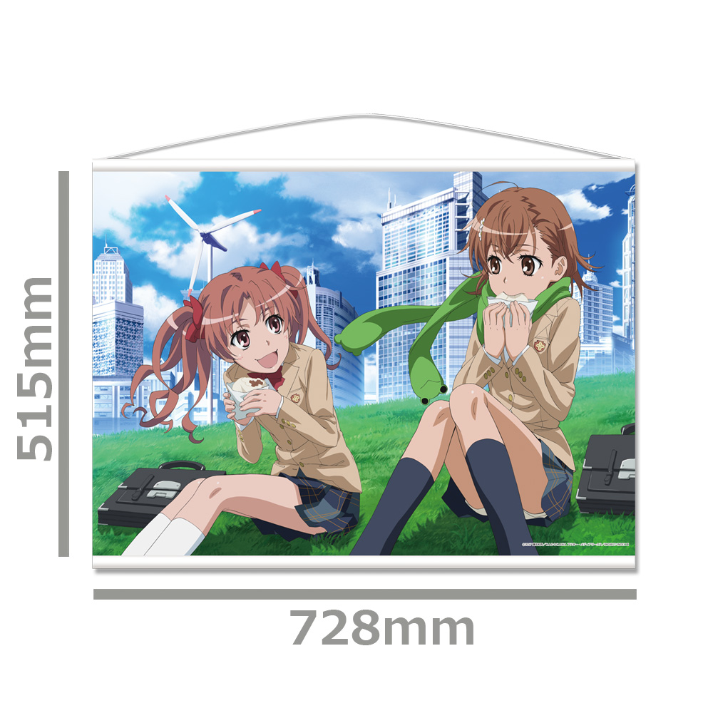 とある魔術の禁書目録III B2タペストリーA[御坂美琴&白井黒子] Image 2 | AniSmile