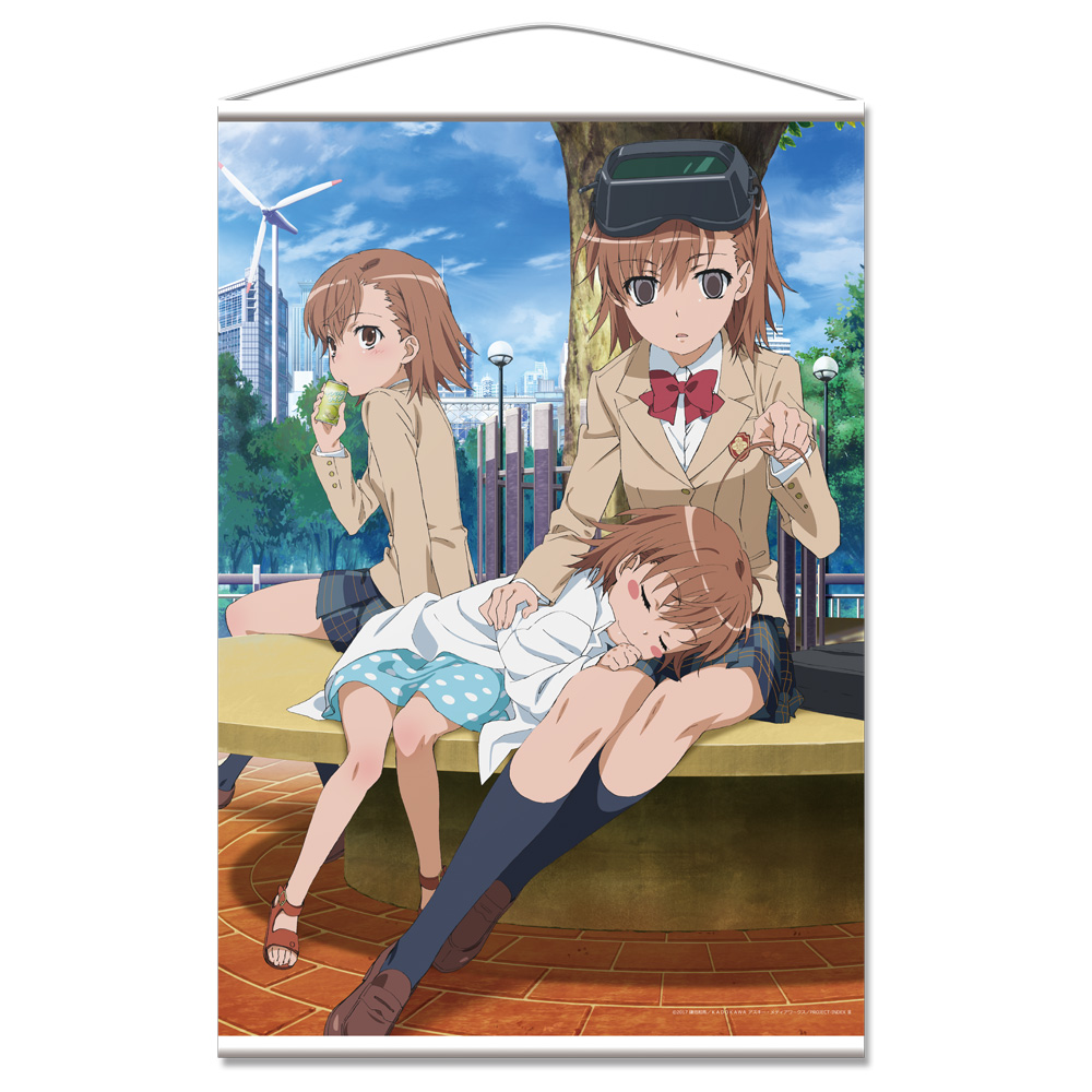 とある魔術の禁書目録III B2タペストリーB[御坂美琴&御坂妹&打ち止め] Image 2 | AniSmile