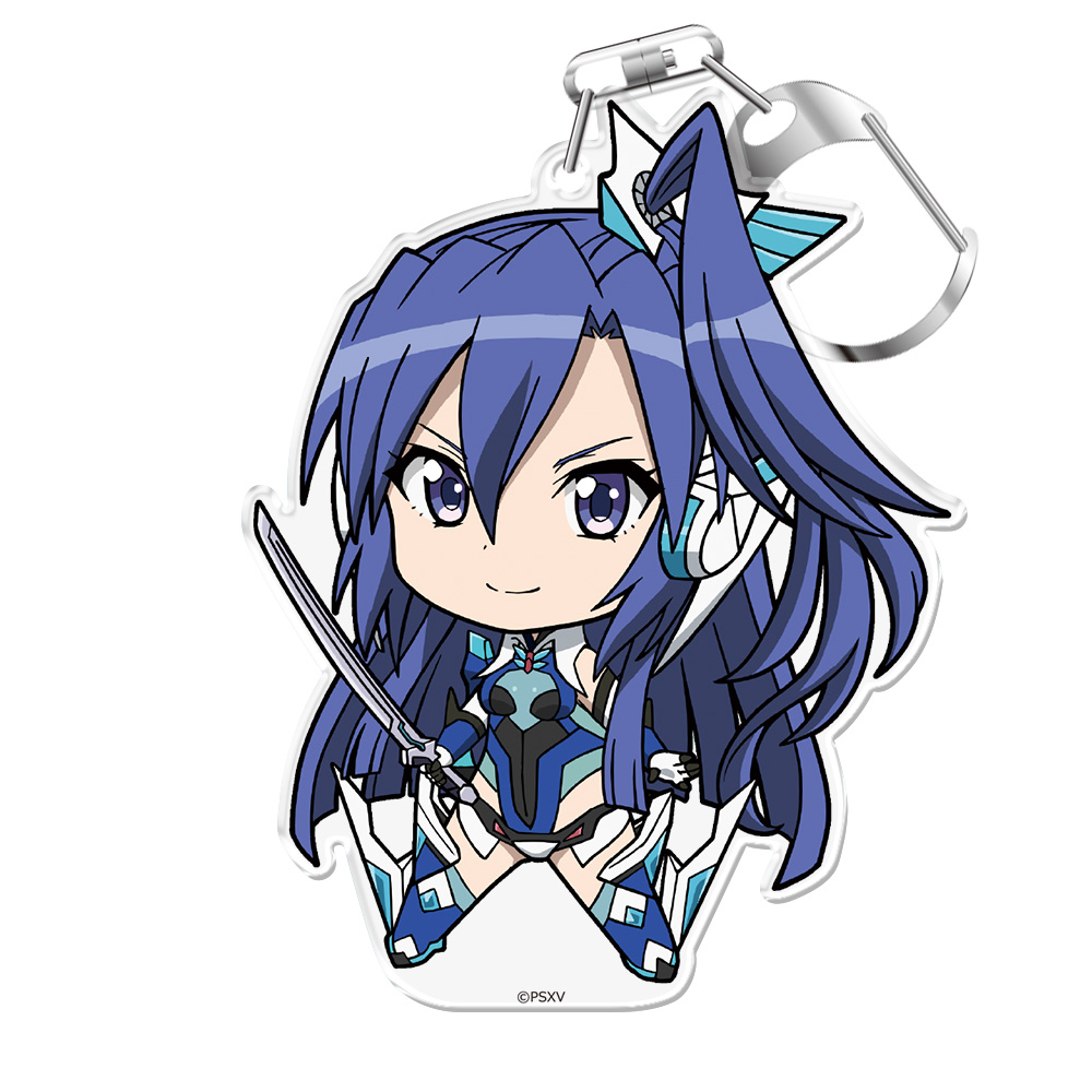 戦姫絶唱シンフォギアXV ぷにこれ!キーホルダー(スタンド付) 風鳴 翼 Image 2 | AniSmile