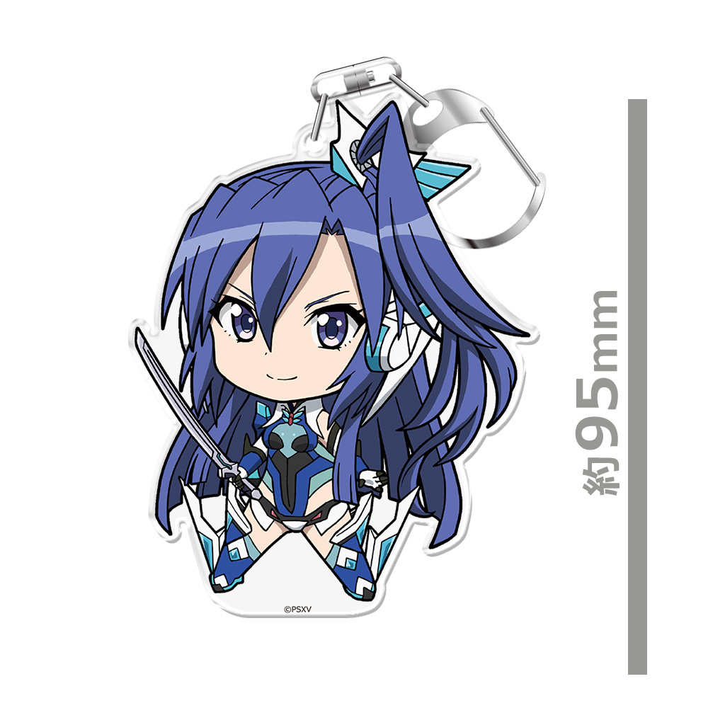 戦姫絶唱シンフォギアXV ぷにこれ!キーホルダー(スタンド付) 風鳴 翼 Image 3 | AniSmile
