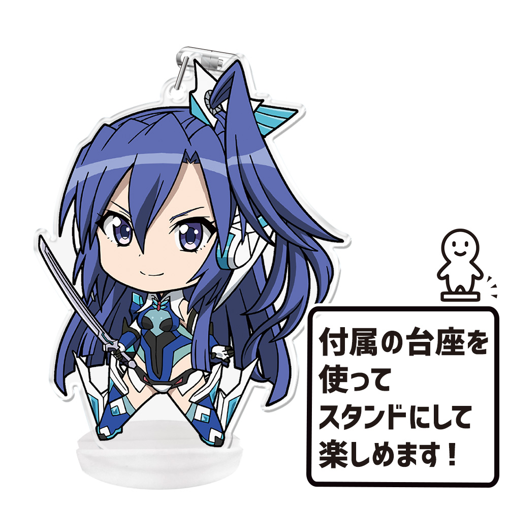 戦姫絶唱シンフォギアXV ぷにこれ!キーホルダー(スタンド付) 風鳴 翼 Image 5 | AniSmile