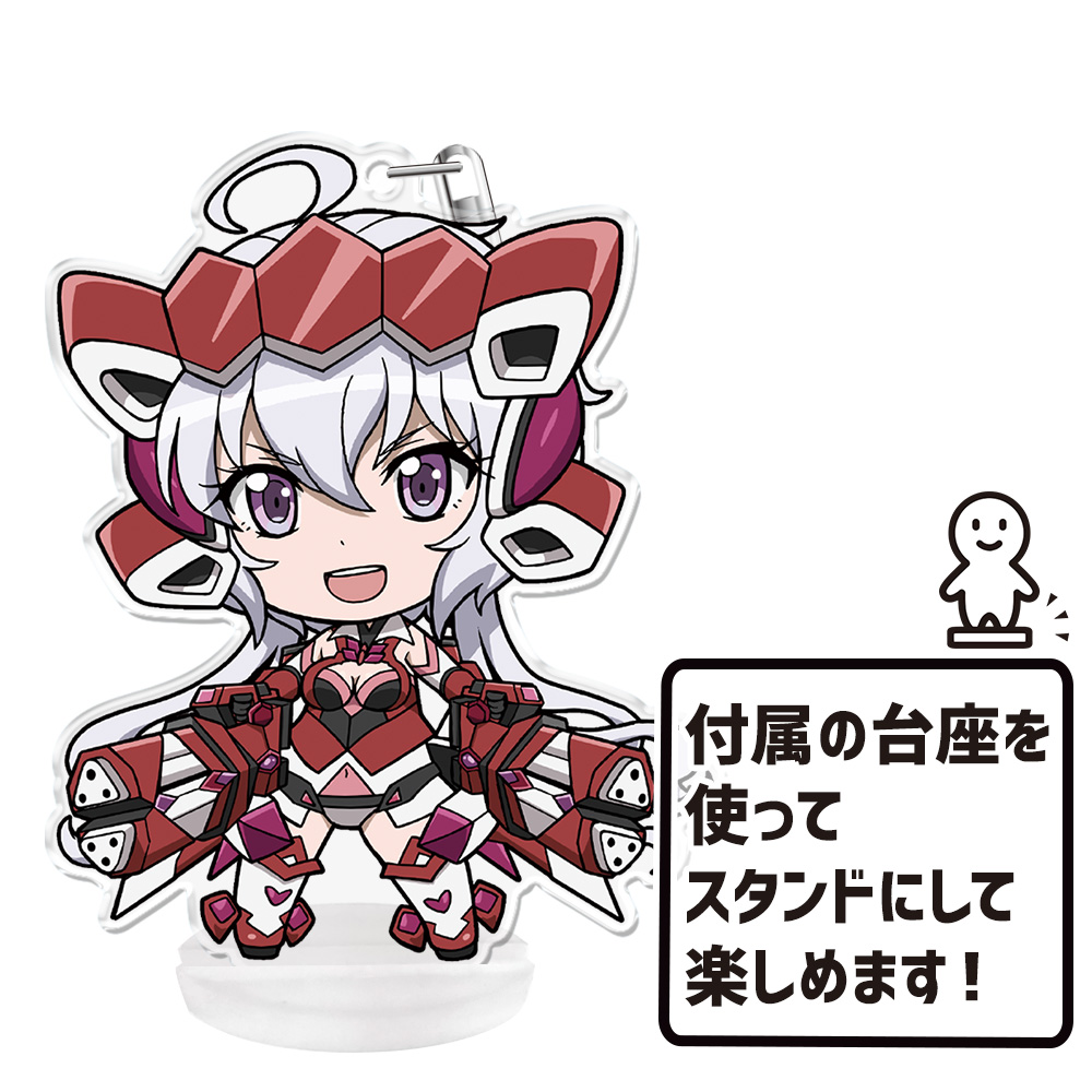 戦姫絶唱シンフォギアXV ぷにこれ!キーホルダー(スタンド付) 雪音クリス 画像 5 | AniSmile