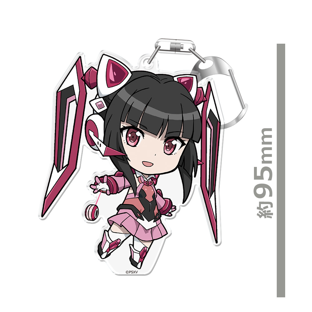 戦姫絶唱シンフォギアXV ぷにこれ!キーホルダー(スタンド付) 月読 調 Image 3 | AniSmile