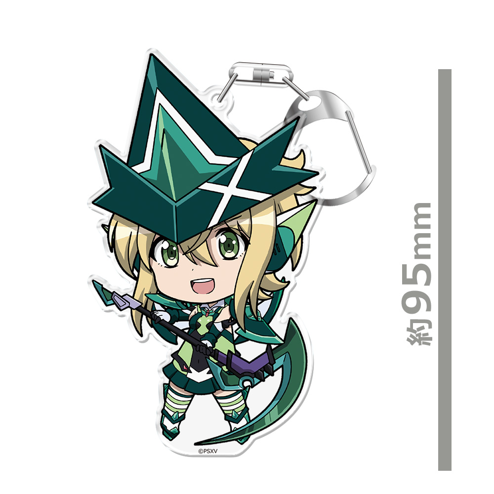 戦姫絶唱シンフォギアXV ぷにこれ!キーホルダー(スタンド付) 暁 切歌 Image 4 | AniSmile