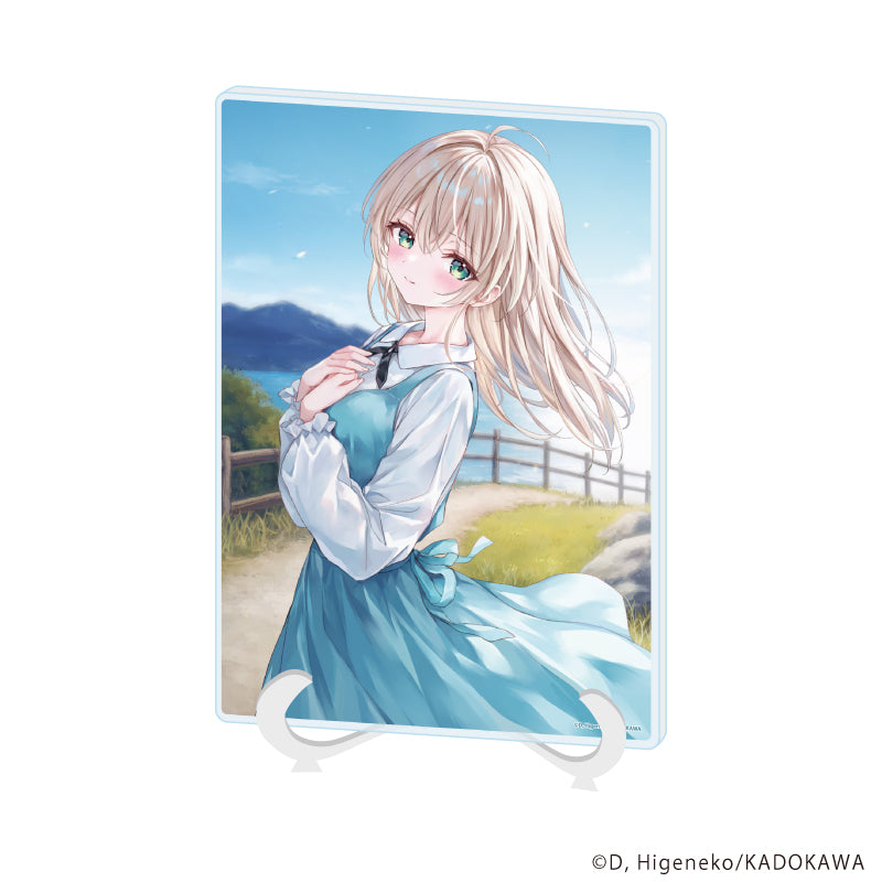 アクリルアートボード(A5サイズ)「人生逆転 浮気され、えん罪を着せられた俺が、学園一の美少女に懐かれる」01/一条愛(公式イラスト) - official product image | AniSmile