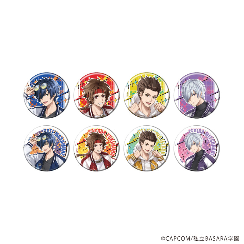 缶バッジ「学園BASARA」31/スカジャンver. ブラインド(全8種)(描き起こしイラスト) - AniSmile