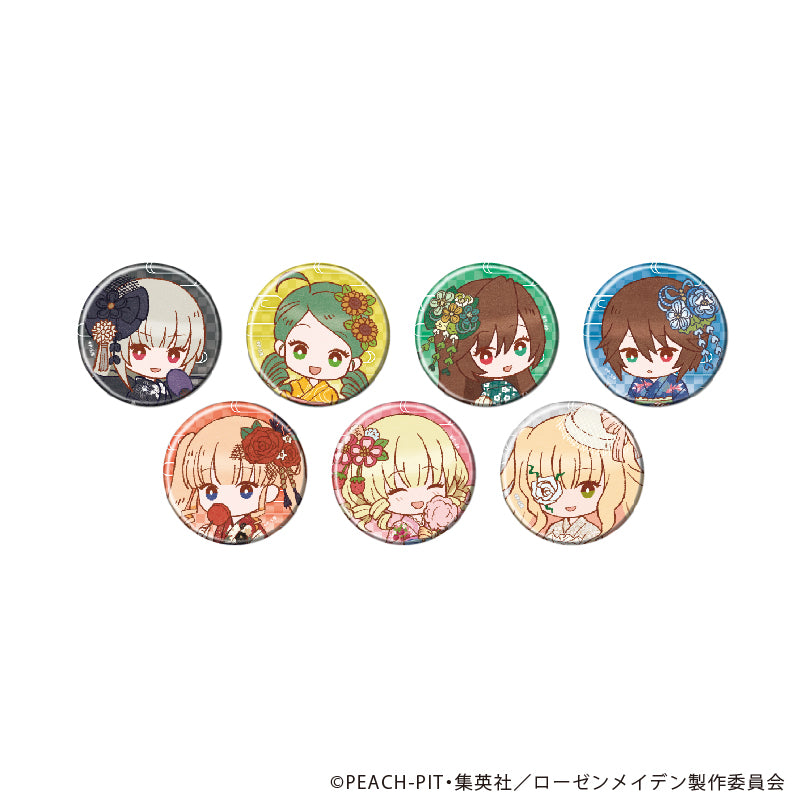 缶バッジ「ローゼンメイデン」15/夏祭りver. ブラインド(全7種)(レトロアートイラスト) - AniSmile