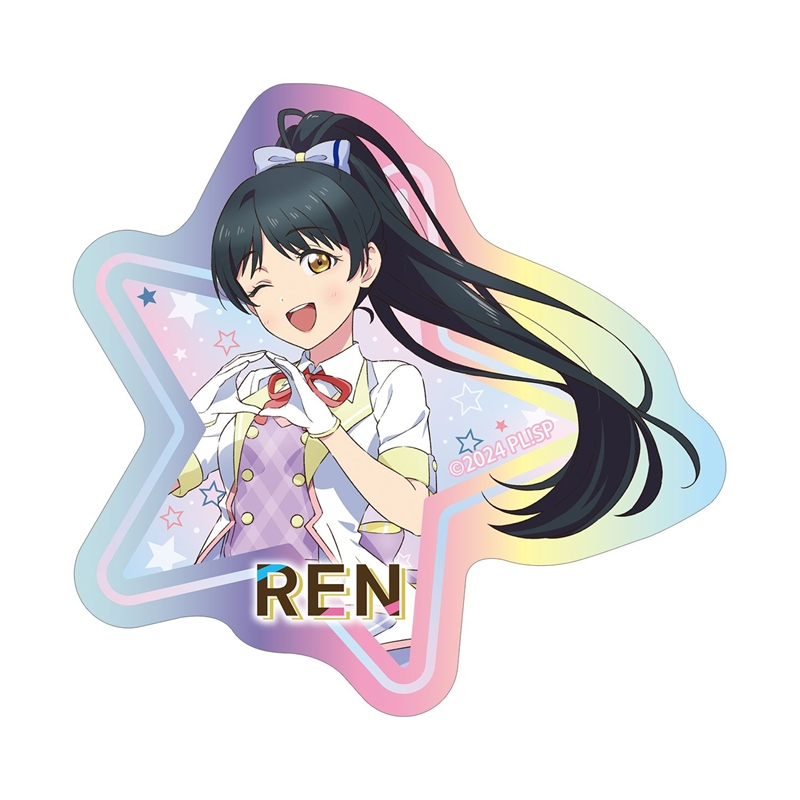 ラブライブ!スーパースター!! 描き下ろし 葉月 恋 MIRACLE NEW STORY ver. オーロラダイカットステッカー - AniSmile